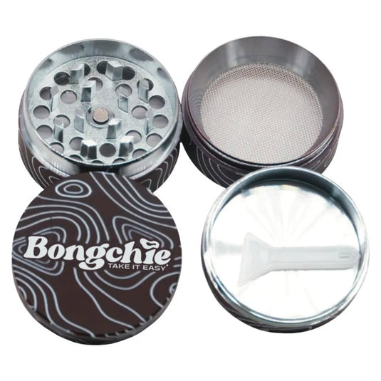 Buy Bongchie - Terrain Grinder Rubber Finish (3 Part) Grinder | Slimjim India