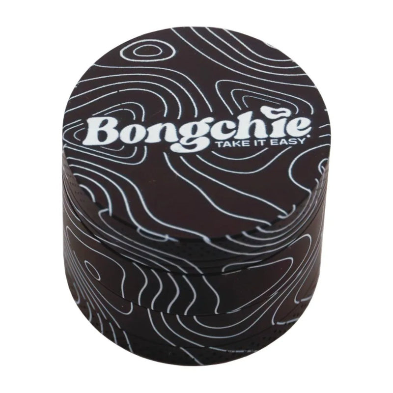 Load image into Gallery viewer, Buy Bongchie - Terrain Grinder Rubber Finish (3 Part) Grinder | Slimjim India
