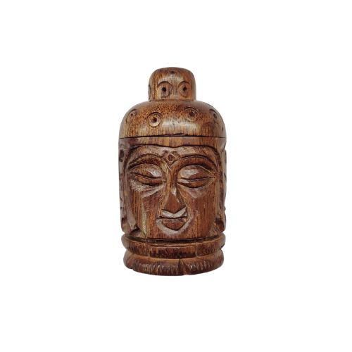 Load image into Gallery viewer, Buy Buddha Wooden Secret Storage (Small) storage | Slimjim India
