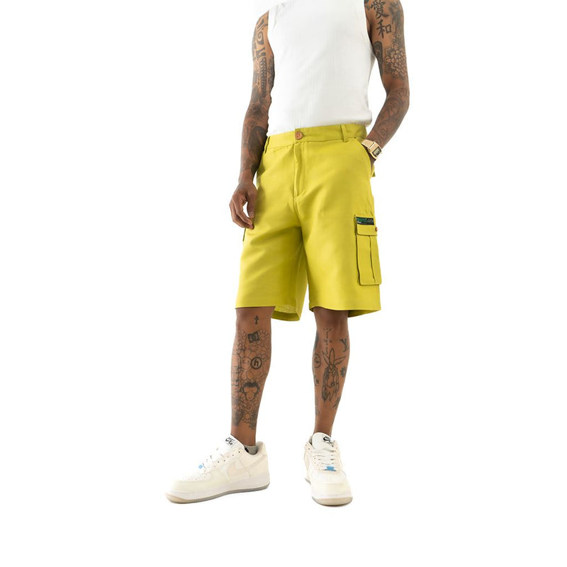 Load image into Gallery viewer, Buy Cannabie - Cargo Shorts Green Shorts | Slimjim India
