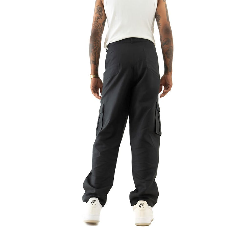 Load image into Gallery viewer, Buy Cannabie - Cargo Straight Fit Pants Black Cargo Straight Fit Pants | Slimjim India
