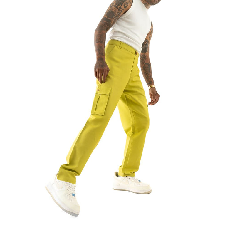 Load image into Gallery viewer, Buy Cannabie - Cargo Straight Fit Pants Green Cargo Straight Fit Pants | Slimjim India
