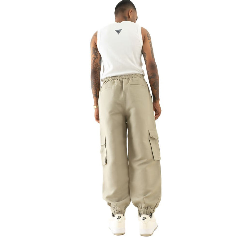 Load image into Gallery viewer, Buy Cannabie - Cargo Utility Joggers Grey Joggers | Slimjim India
