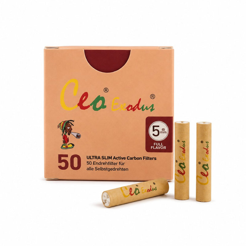 Load image into Gallery viewer, Buy Ceo Exodus - Ultra Slim Carbon Filters (5MM) (Pack of 50) Activated Charcoal Filters | Slimjim India
