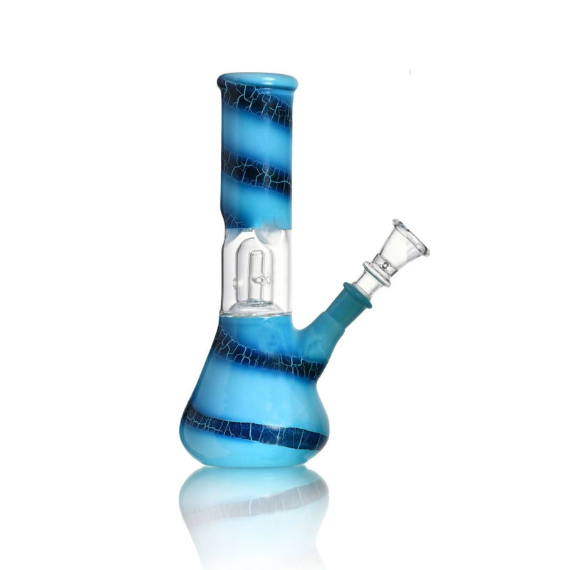 Load image into Gallery viewer, Buy Chakra Glass - Single Perc Water Pipe (Blue) water pipe | Slimjim India

