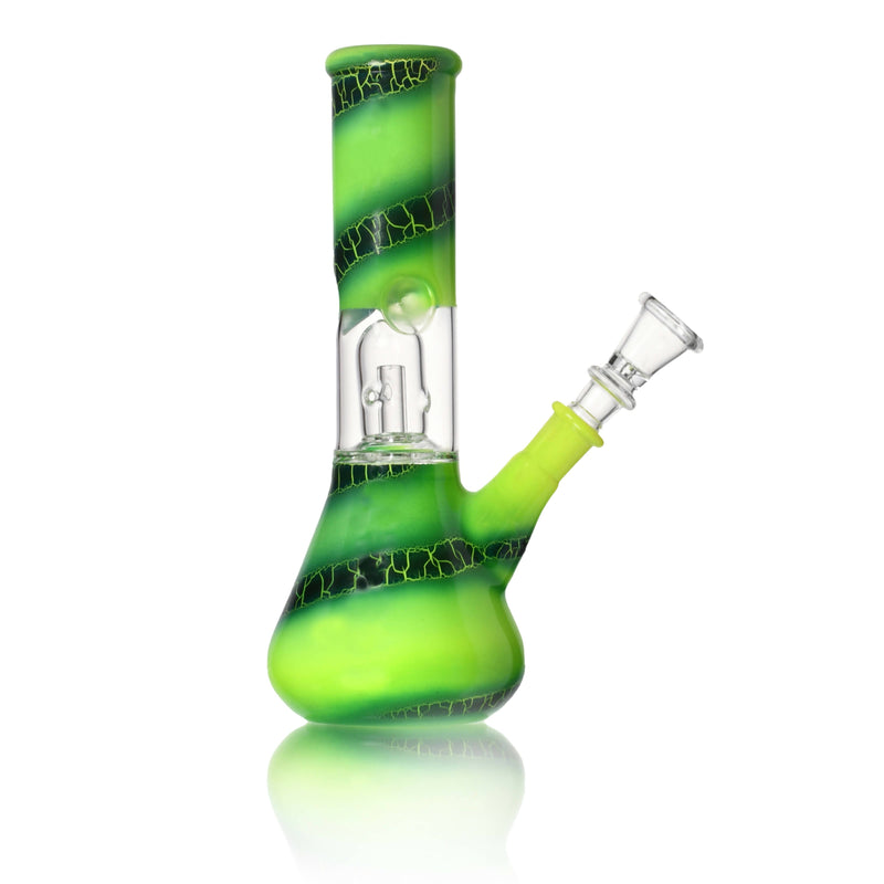 Load image into Gallery viewer, Buy Chakra Glass - Single Perc Water Pipe (Light Weight) water pipe | Slimjim India
