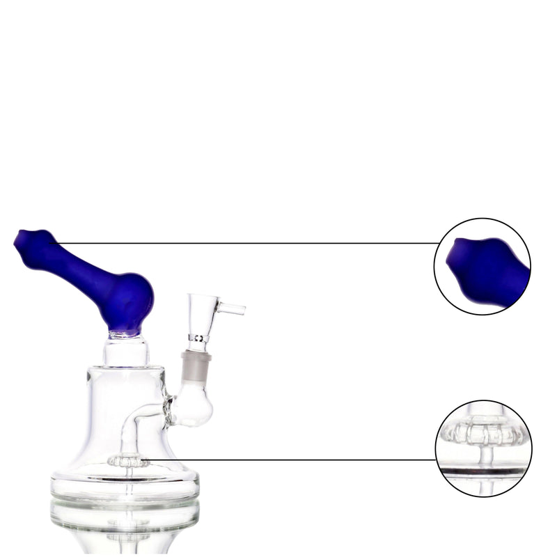 Load image into Gallery viewer, Buy Chakra Glass - Stoned Wheel Perc with Hand Pipe water pipe | Slimjim India
