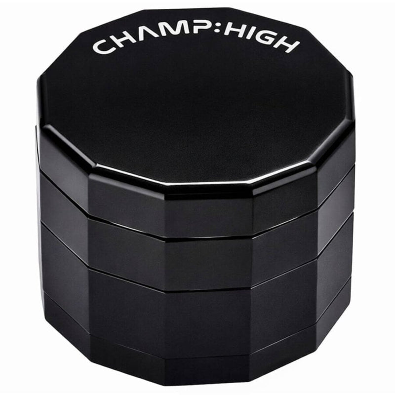 Load image into Gallery viewer, Buy Champ High - Dodecagon Metal Grinder (4 Parts) (50mm) Grinder Black | Slimjim India
