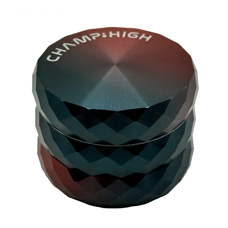 Load image into Gallery viewer, Buy Champ High - Duo-Color Metal Grinder (4 Parts) (53mm) Grinder Black &amp; Red | Slimjim India
