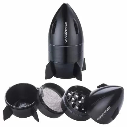 Load image into Gallery viewer, Buy Champ High - Mini Spaceship Metal Grinder (4 Parts) (50mm) Grinder | Slimjim India

