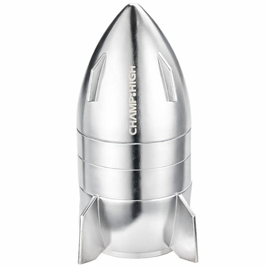 Buy Champ High - Mini Spaceship Metal Grinder (4 Parts) (50mm) Grinder Silver | Slimjim India