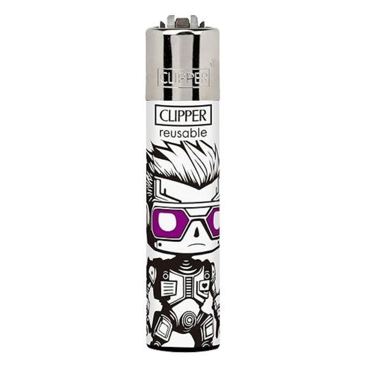 Buy Clipper - Lighter (Big Heads) Lighter Purple | Slimjim India