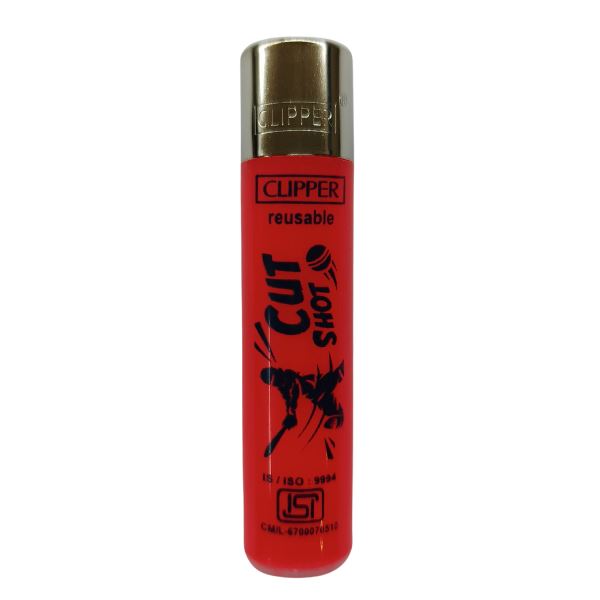 Load image into Gallery viewer, Buy Clipper - Lighter (Cricket) Lighter Cut Shot | Slimjim India
