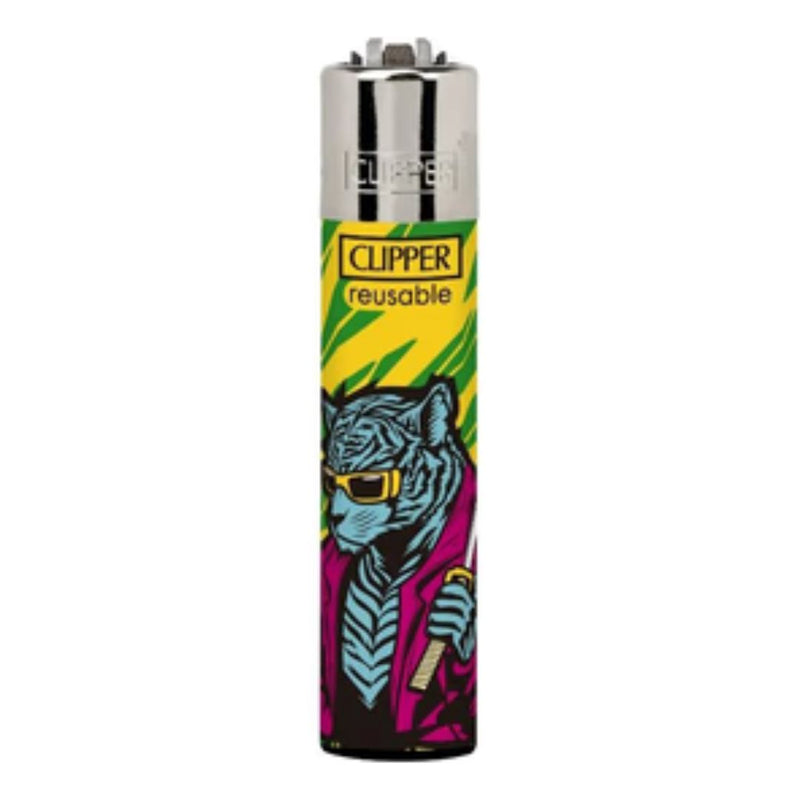 Load image into Gallery viewer, Buy Clipper - Lighter (Cyberpunk Animals) Lighter Tiger | Slimjim India
