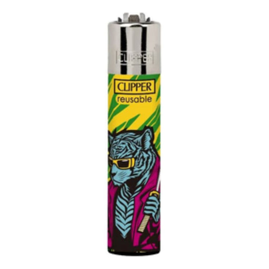 Buy Clipper - Lighter (Cyberpunk Animals) Lighter Tiger | Slimjim India