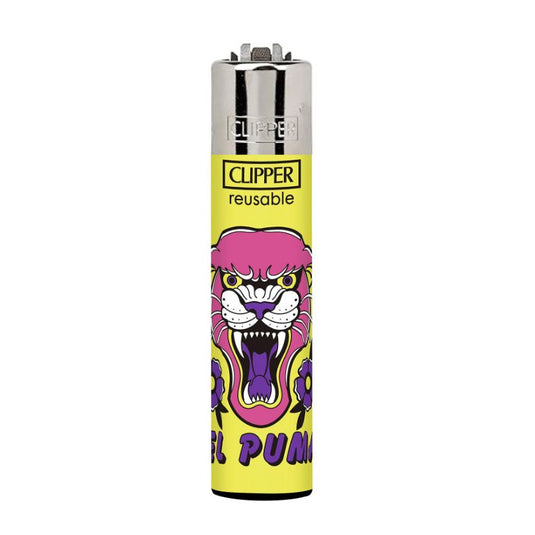 Buy Clipper - Lighter (El Puma) Lighter Neon Yellow | Slimjim India