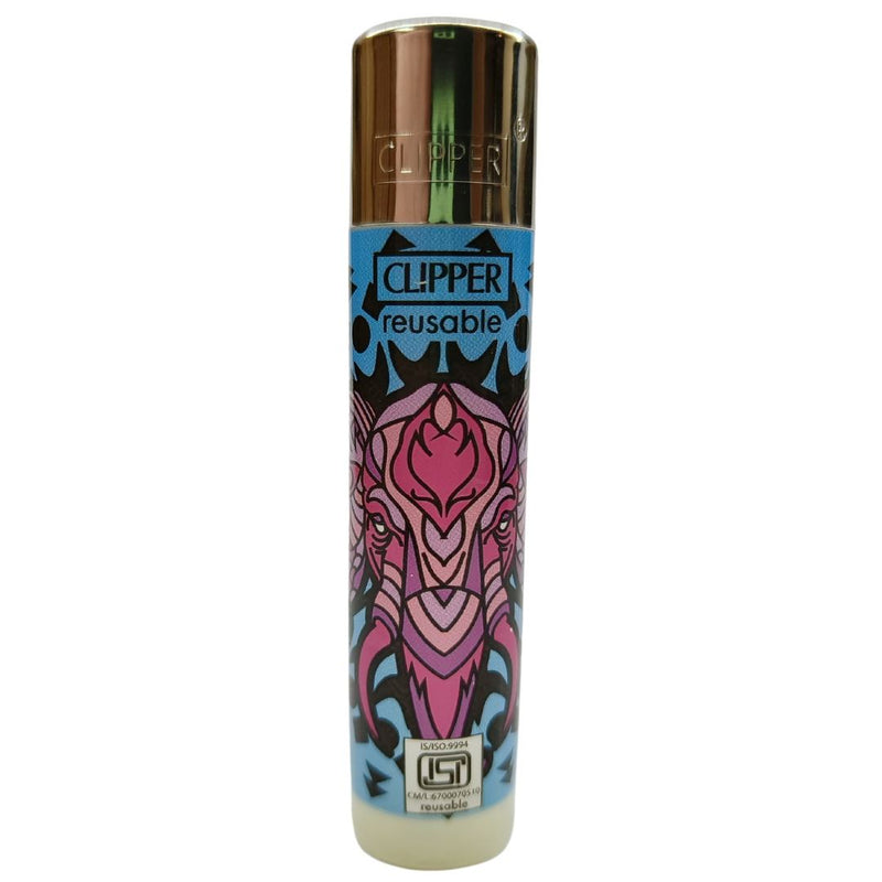 Load image into Gallery viewer, Buy Clipper - Lighter (Elephants) Lighter Blue | Slimjim India
