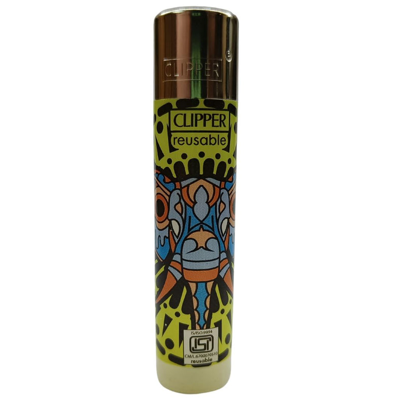 Load image into Gallery viewer, Buy Clipper - Lighter (Elephants) Lighter Neon Yellow | Slimjim India
