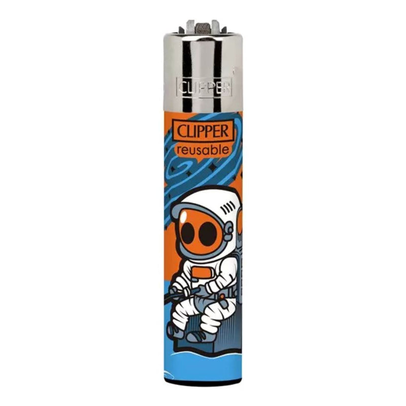 Load image into Gallery viewer, Buy Clipper - Lighter (Funny Astronauts) Lighter Blue | Slimjim India
