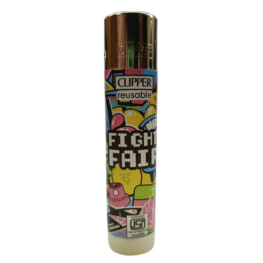 Buy Clipper - Lighter (Graffiti Motos) Lighter Fight Fair | Slimjim India