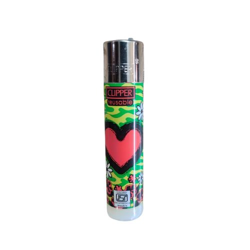 Load image into Gallery viewer, Buy Clipper - Lighter (Hippie Party) Lighter Heart | Slimjim India
