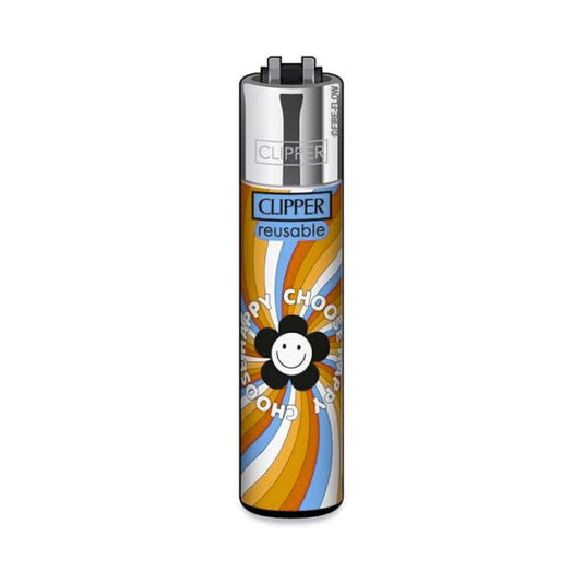 Buy Clipper - Lighter (Hippiely) Lighter Choose happy | Slimjim India