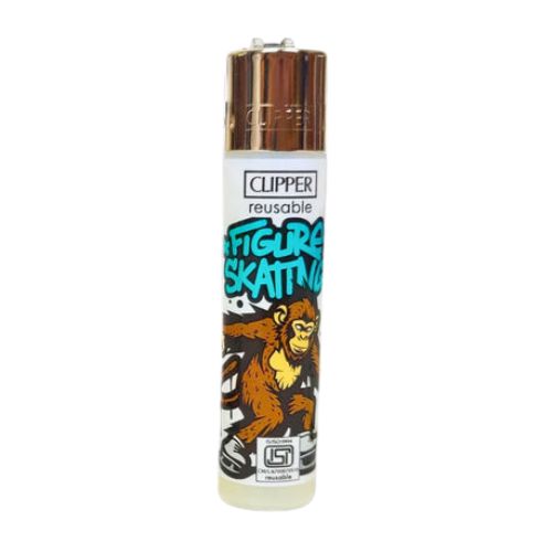 Load image into Gallery viewer, Buy Clipper - Lighter (Olimpian Monkeys) Lighter Figure Skating | Slimjim India
