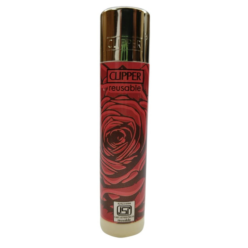 Load image into Gallery viewer, Buy Clipper - Lighter (Roses) Lighter Red | Slimjim India
