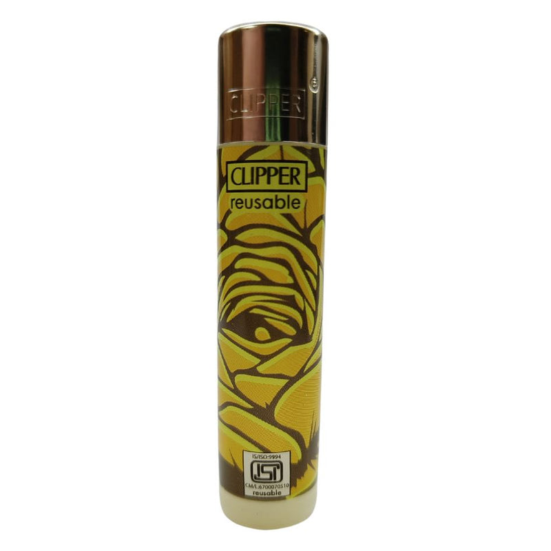 Load image into Gallery viewer, Buy Clipper - Lighter (Roses) Lighter Yellow | Slimjim India
