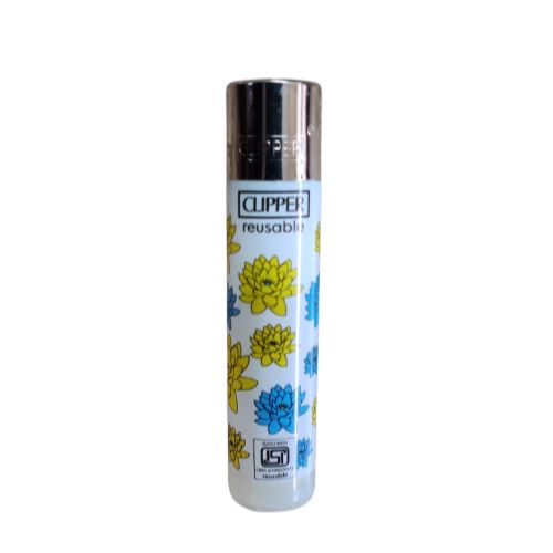 Load image into Gallery viewer, Buy Clipper - Lighter (World Flower) Lighter Yellow Flower | Slimjim India
