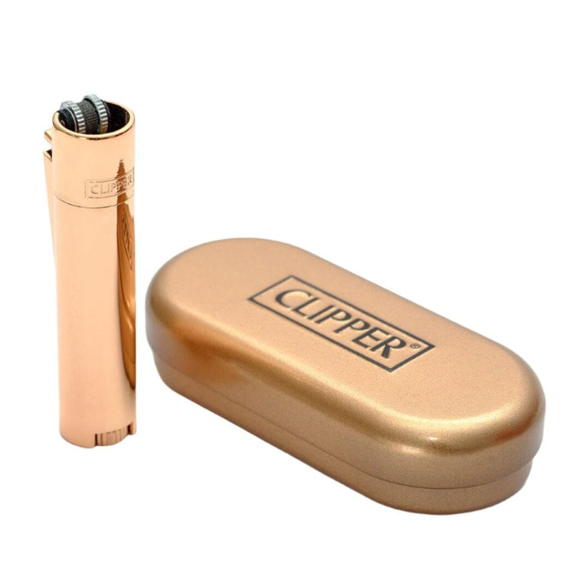 Load image into Gallery viewer, Buy Clipper - Metallic Lighter (Rosegold) lighters | Slimjim India
