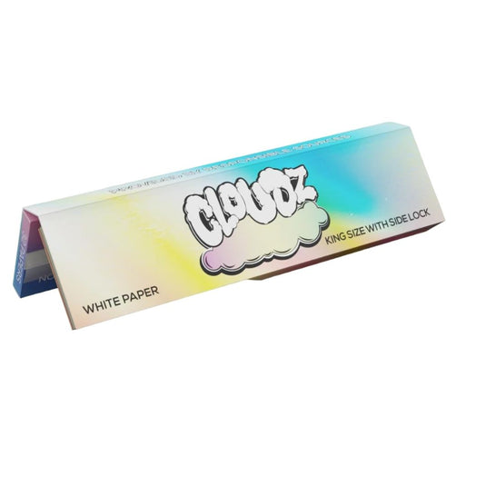 Buy Cloudz - Kingsize Slim Papers + Tips - White Rolling Papers + Tips | Slimjim India