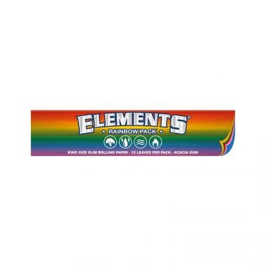 Buy Elements - Ultra Thin Rainbow KS Rolling Papers King Size Skins | Slimjim India