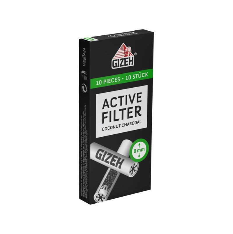 Load image into Gallery viewer, Buy Gizeh Active Filter (8mm) Active Charcoal Filter | Slimjim India
