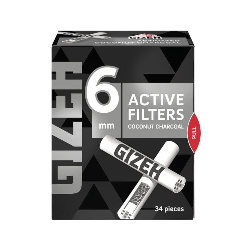 Load image into Gallery viewer, Buy Gizeh - Black Active Charcoal Filters (6mm) Activated Charcoal Filters | Slimjim India
