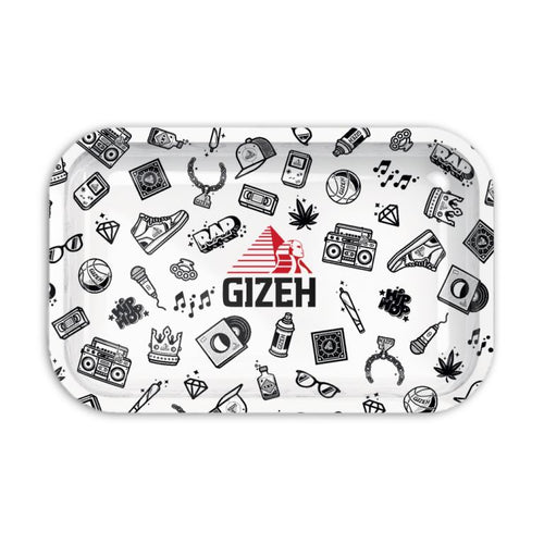 Buy Gizeh - Comic White Rolling Tray Rolling Tray Medium | Slimjim India