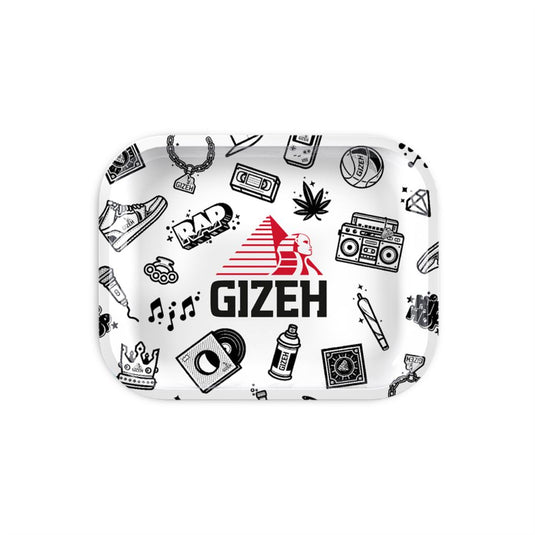 Buy Gizeh - Comic White Rolling Tray Rolling Tray Small | Slimjim India