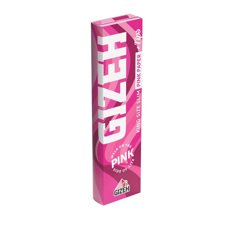 Load image into Gallery viewer, Buy Gizeh - Pink King Size Slims+Tips Paraphernalia | Slimjim India
