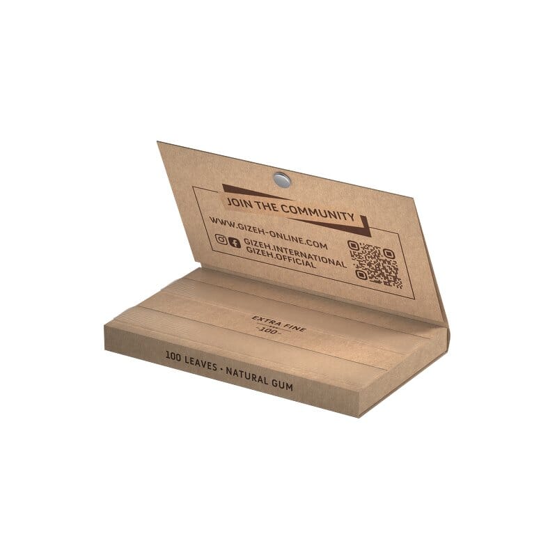Load image into Gallery viewer, Buy Gizeh - Unbleached Extra Fine 1 1/4th Papers 1 1/4th Rolling Paper | Slimjim India
