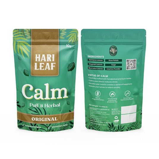 Buy Hari Leaf - Original Blend (10g) Herbal Smoking Blends | Slimjim India
