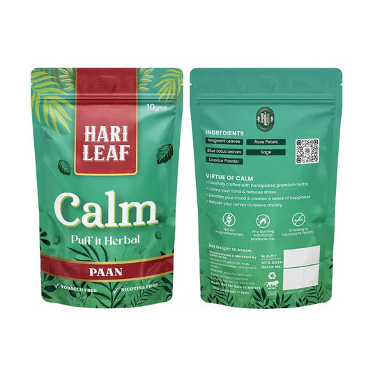 Buy Hari Leaf - Paan Blend (10g) Herbal Smoking Blends | Slimjim India
