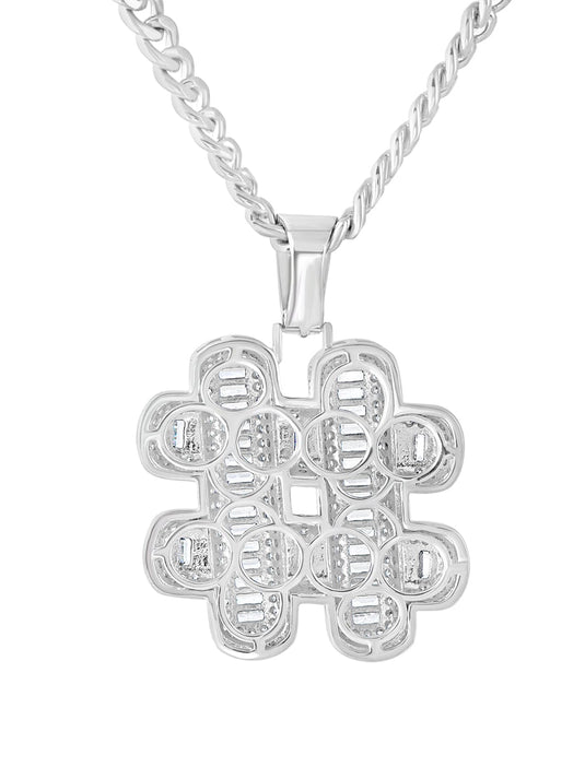 Buy Hashtag - Pendant SILVER 20 INCHES | Slimjim India