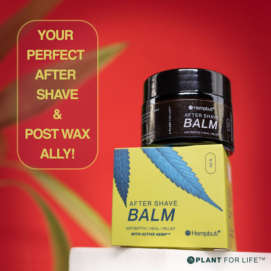 Buy Hempbuti - After Shave Balm (50GM) CBD Balm | Slimjim India