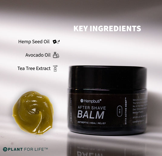 Buy Hempbuti - After Shave Balm (50GM) CBD Balm | Slimjim India