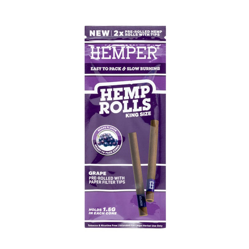 Load image into Gallery viewer, Buy Hemper - King Size Hemp Rolls (Grape) | Slimjim India
