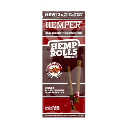 Buy Hemper - King Size Hemp Roll's Sweet | Slimjim India