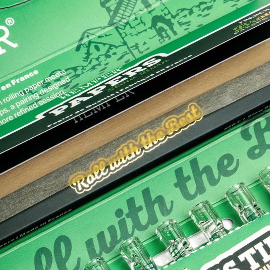 Buy Hemper - King Size Rolling Paper + Glass Tips (6MM) Rolling Papers + Tips | Slimjim India