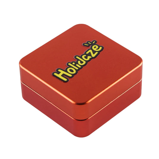 Buy Holidaze - Cube Grinder (2 Part) Grinder Red | Slimjim India