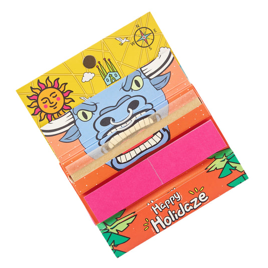 Buy Holidaze (Esp) - King Size Papers + Grinder + Tray Rolling Papers + Tips | Slimjim India