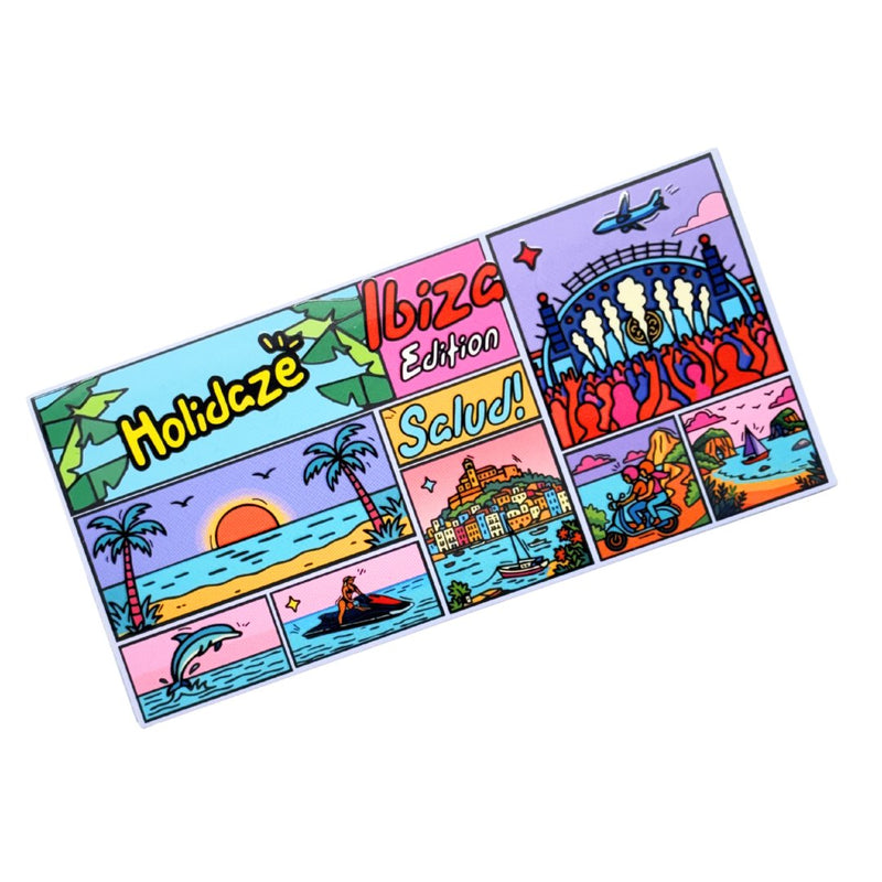 Load image into Gallery viewer, Buy Holidaze (Esp) - King Size Papers + Grinder + Tray Rolling Papers + Tips Ibiza | Slimjim India
